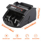 Mershine 2108 Black Australian Note Bill Counter - Automatic Money Cash Counting Machine for Australian Banknotes