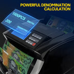 Auto Money Bill Counter Counting Machine Australia Notes with UV MG IR Detector