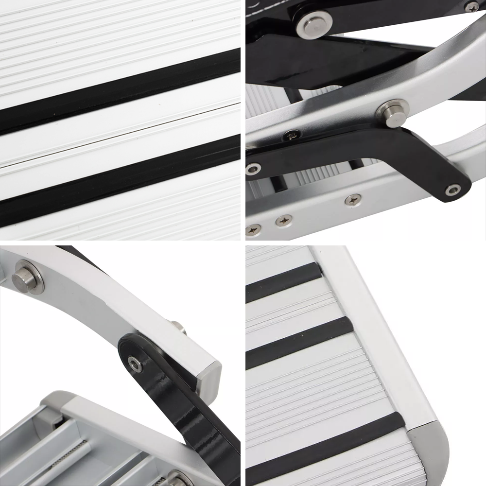 Mershine Caravan Double Step Pull Out Retractable Aluminum 2 Step RV Camper Aluminium