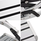 Mershine Caravan Double Step Pull Out Retractable Aluminum 2 Step RV Camper Aluminium