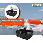Mershine SEAFLO 12V 1100GPH Automatic Bilge Pump Marine Boat Auto Submersible Pump