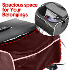 Mershine 4 Wheel Folding Rollator Walker Aluminium Walking Mobility Aid Lightweight